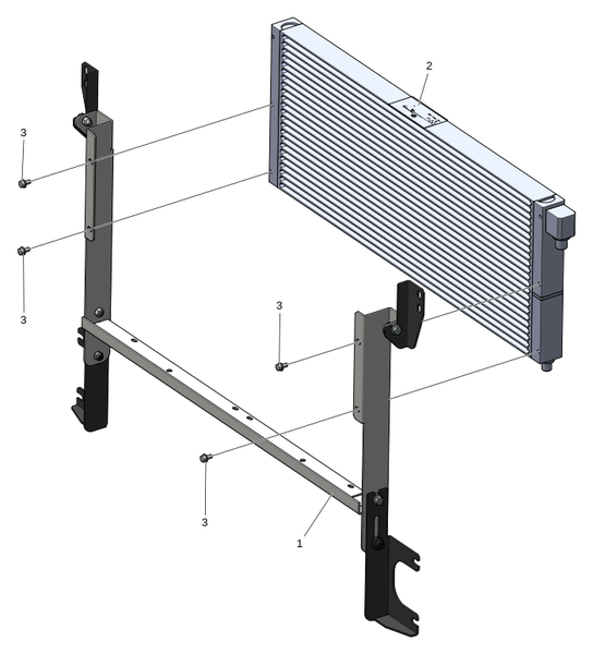 Комплект переоборудования конденсатора F10D/H8D