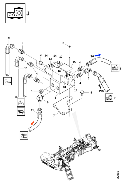 Переключающий клапан "E"