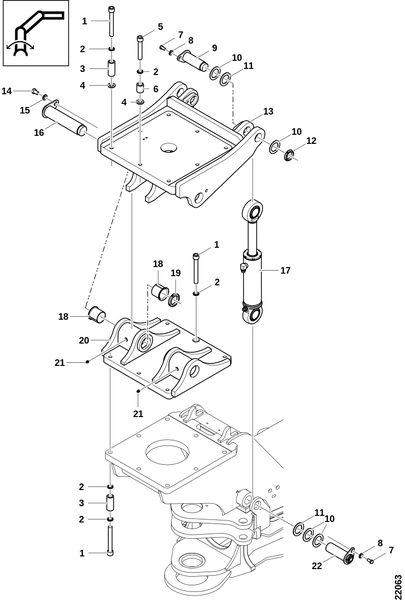 Наклонная пластина, наклон манипулятора
