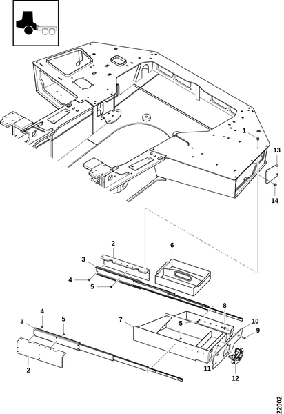 Отсек для инструментов