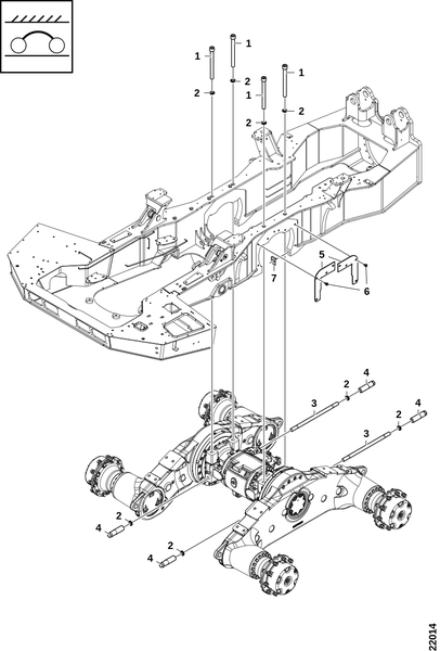 Крепление тележки