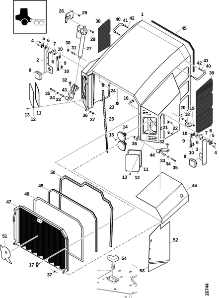 Капот двигателя