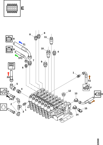 Распределительный клапан L90LS "E"