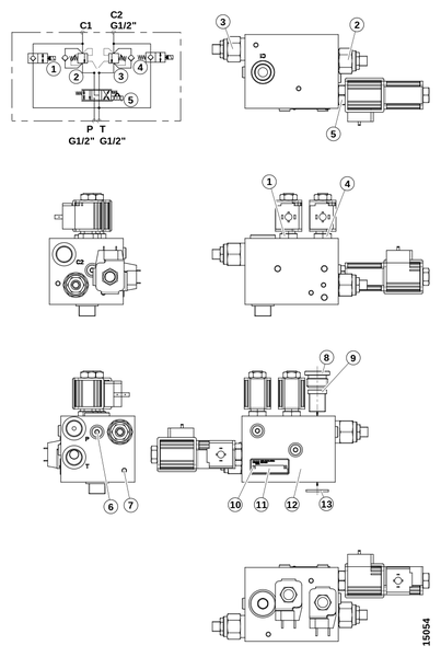 Сервисный блок "K, L & M"