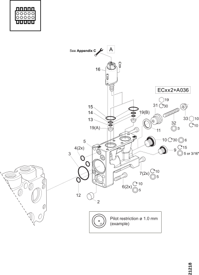 Секция управления L90LS