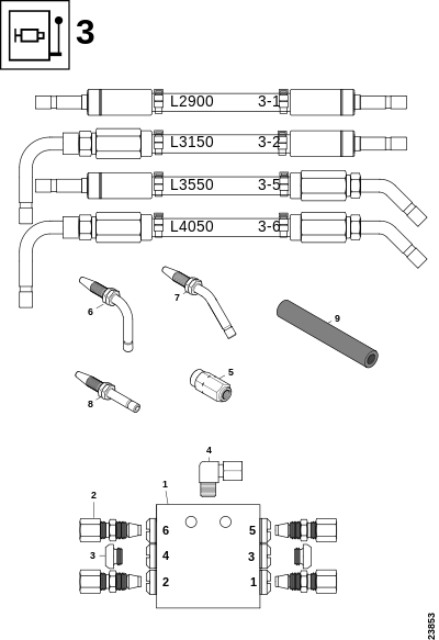 Блок смазки 3