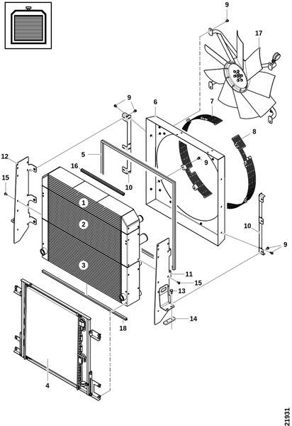 Радиатор/Крышка