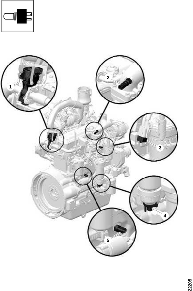 Датчик, правый