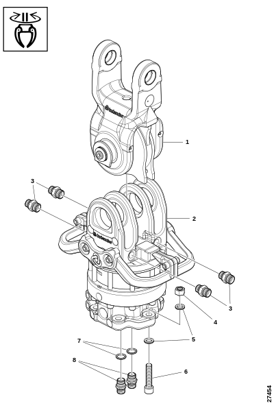 Ротатор, блок удлинения s.09-