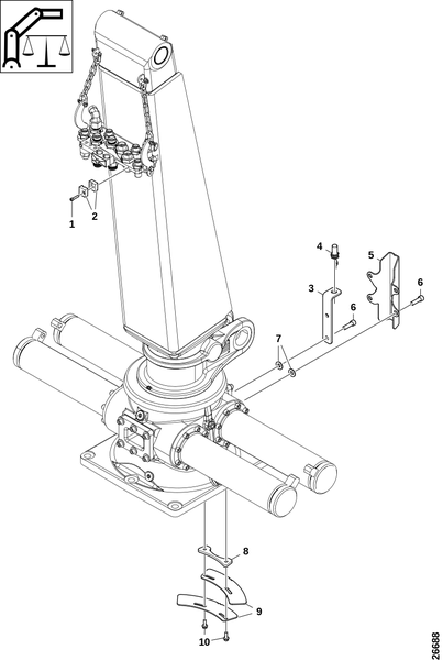 Весы манипулятора, индуктивный датчик