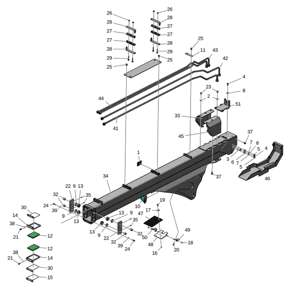 Внешний профильный удлинитель s.9-