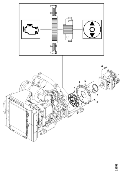 Насос, муфта