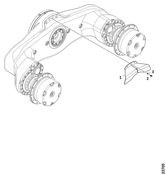 Защитная пластина тележки