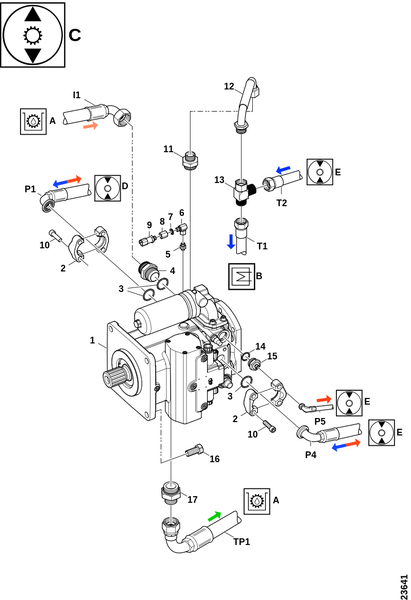 Гидростатический насос AA4VG 180 "G"