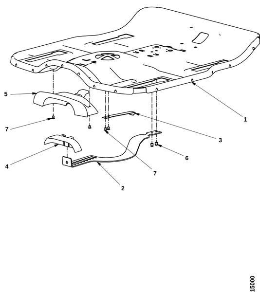 Пластина сиденья