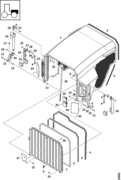 Капот двигателя