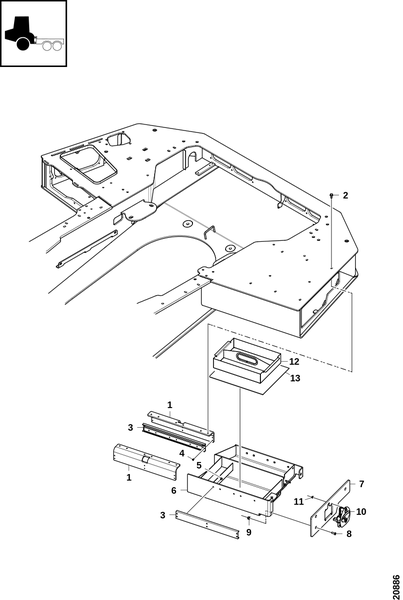 Отсек для инструментов