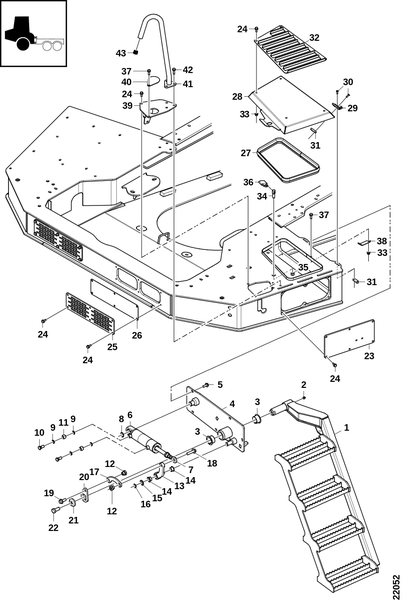 Лестница и ступени, передняя