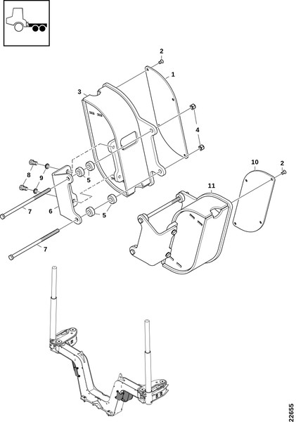 Консоли ламп, ложементы Wide Load XL