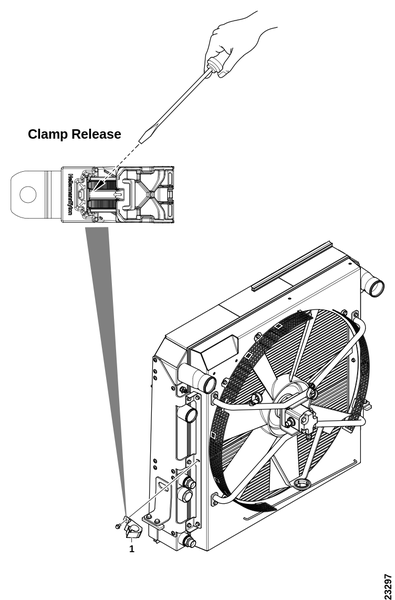 Крепёжный зажим, только F18D