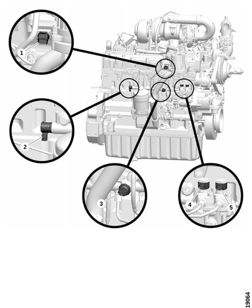 Датчик, правая сторона