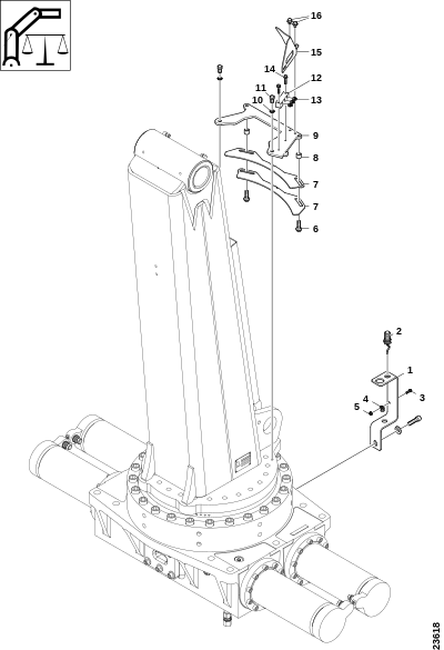 Крановые весы, индуктивный датчик