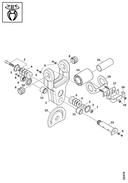 Качающийся демпфер 80-184 HD