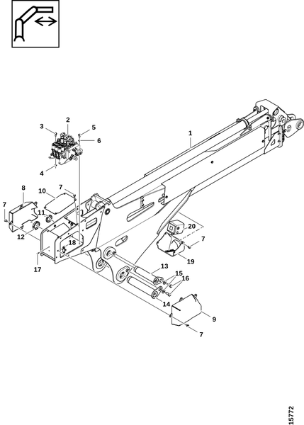 Блок удлинения, FC125CI CRANAB