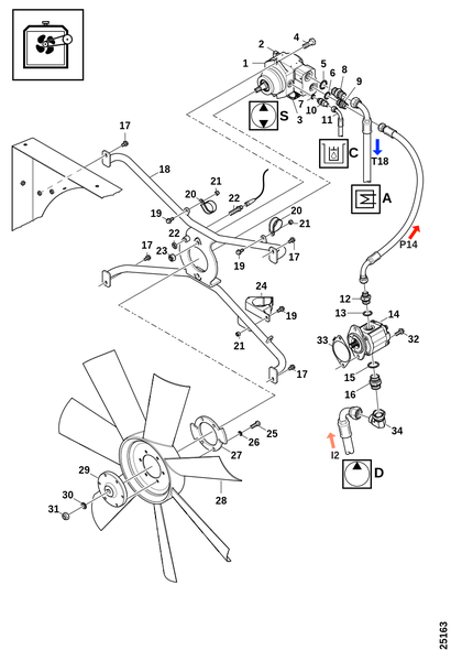 Привод вентилятора