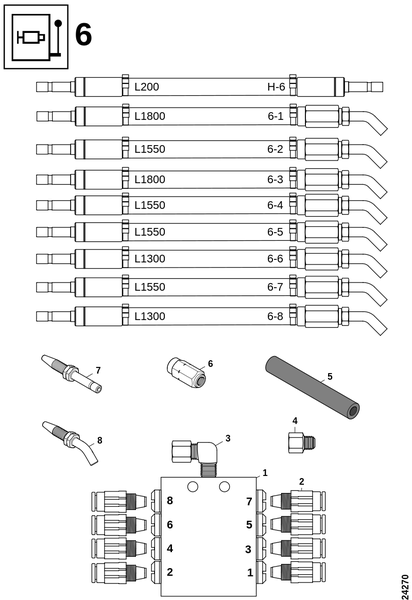 Блок смазки 6