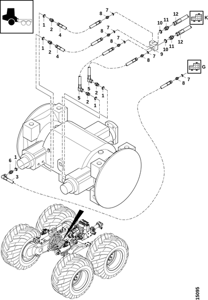 Соединения, тормоз и дифференциал