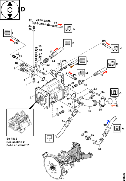 Гидравлический насос A10VO 140 "D"