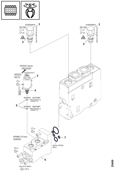 Секция управления 4, ротатор