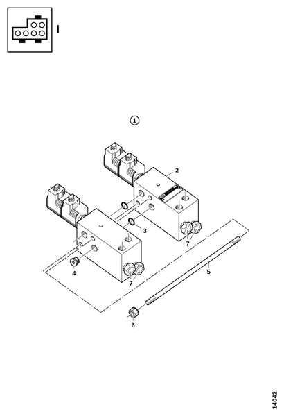 Блок клапанов "H & I"