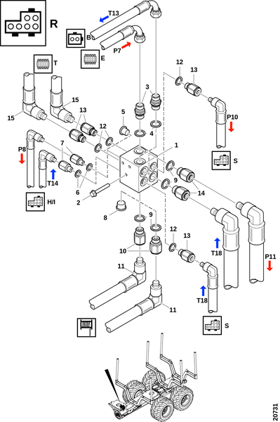Распределительный блок