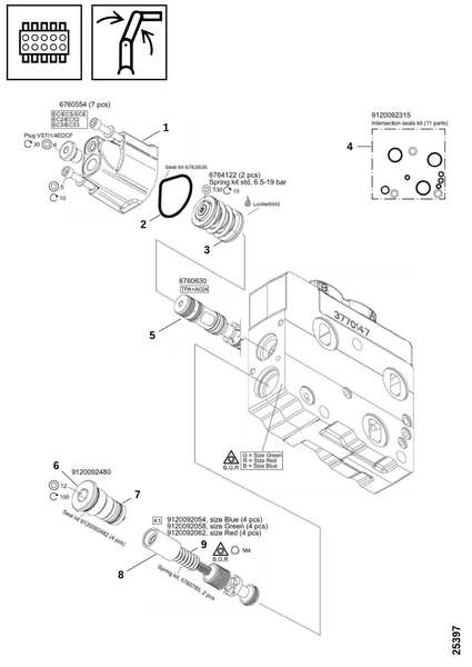 Секция управления 2, подъёмный рычаг, продолжение