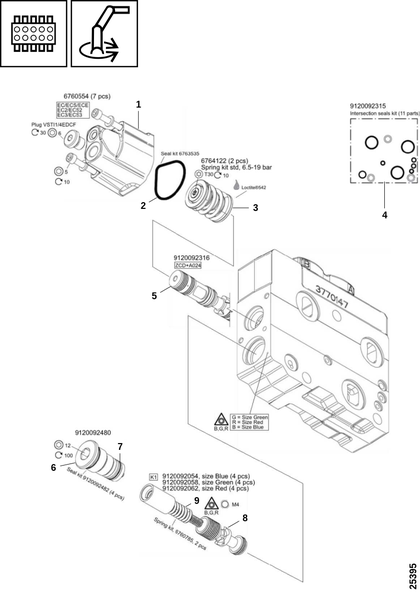 Секция управления 1, поворот, продолжение