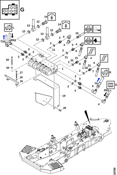 Лестница/Дифференциал/ Центральная стабилизация "G"