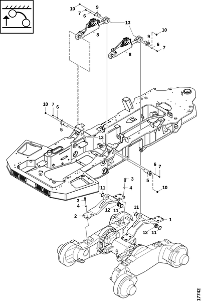 Подъём тележки