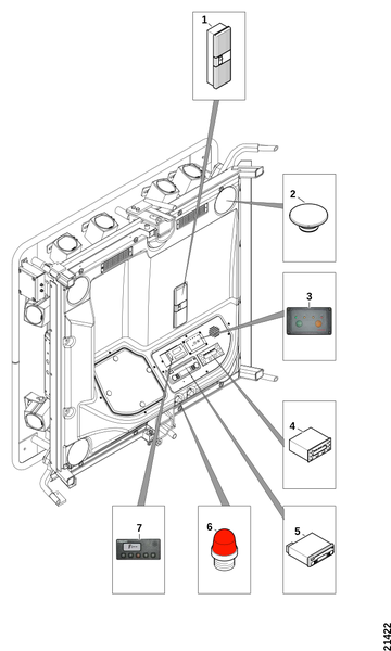 Кабина, крыша