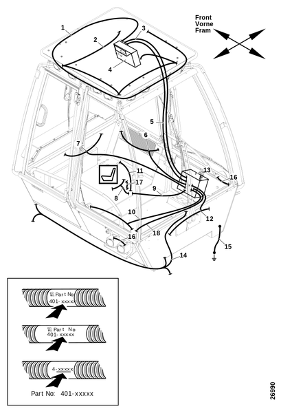 Электропроводка кабины