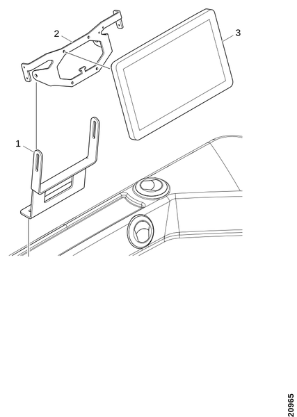 Кронштейн для дисплея