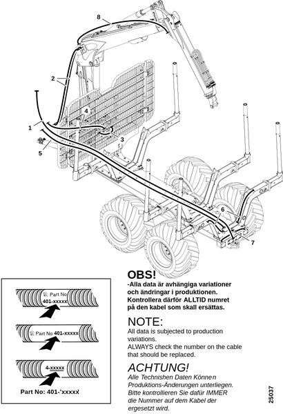Электропроводка задней рамы