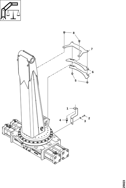Крановые весы, индуктивный датчик