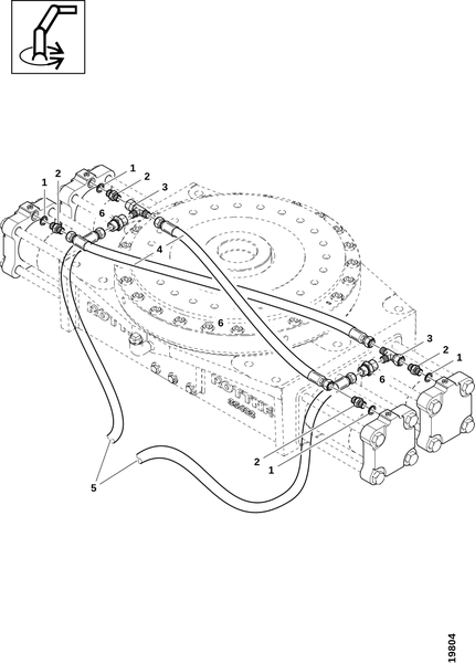 Шланги, поворотный стол