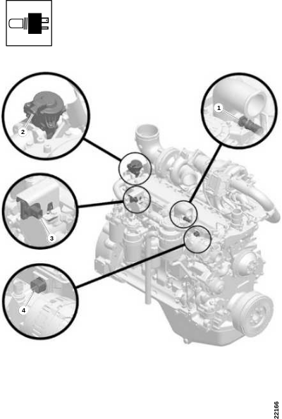 Датчик, правая сторона