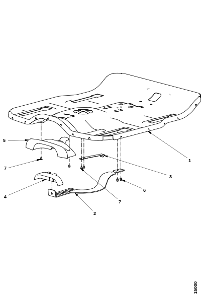 Пластина сиденья