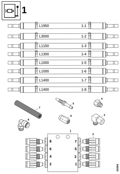 Смазочный блок 1
