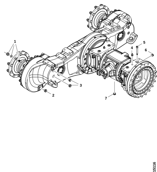 Ось тележки