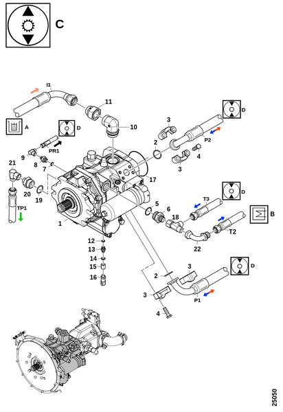 Гидростатический насос AA4VG 145